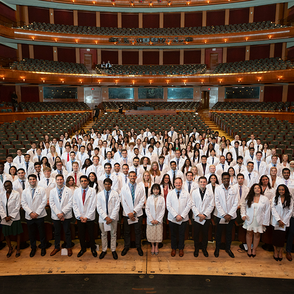 Med Students at Commencement
