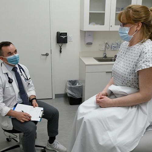 Patient and Physician in consultation